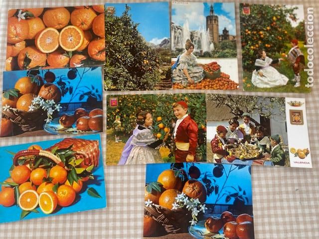 Postales: Naranjas de Valencia. 9 postales tematicas.