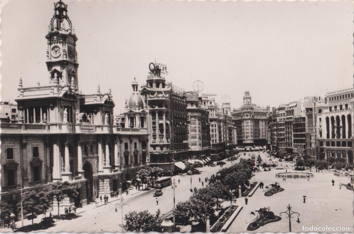 Postales: VALENCIA, PLAZA DEL CAUDILLO, AYUNTAMIENTO - EDICIONES GARCIA GARRABELLA N&ordm;8 - S/C