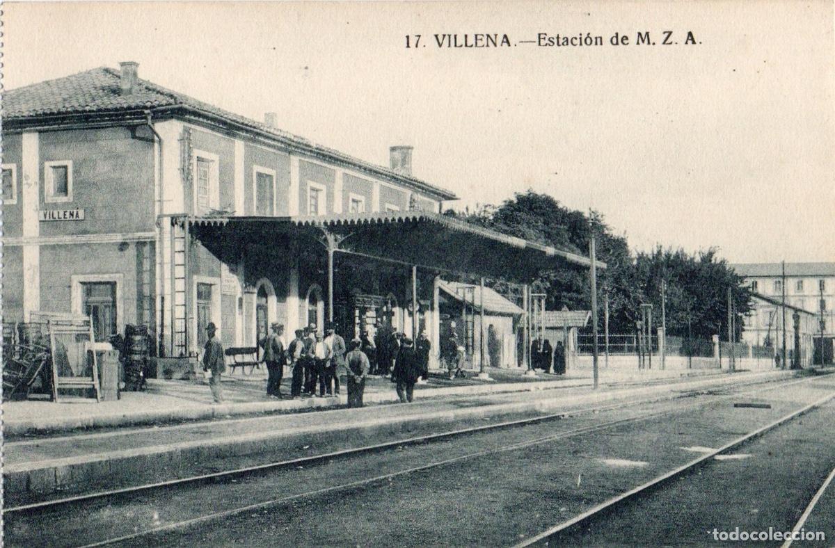 Postales: VILLENA ESTACION TREN