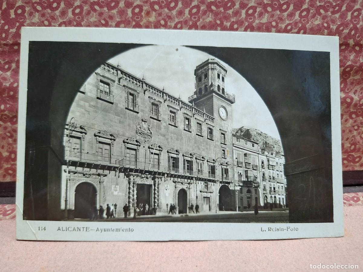 Postales: ANTIGUA POSTAL AYUNTAMIENTO ALICANTE ROISIN 114