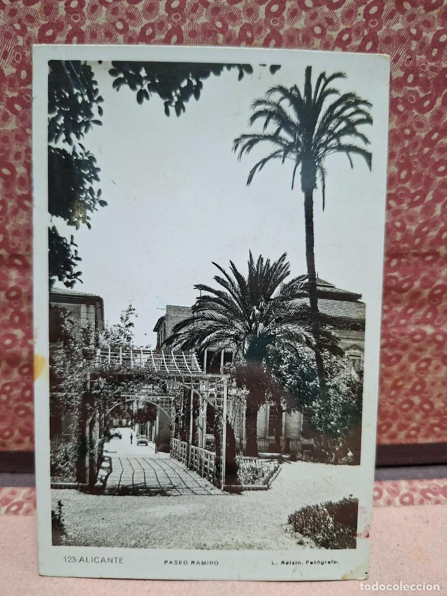 Postales: ANTIGUA POSTAL PASEO RAMIRO ALICANTE ROISIN 123