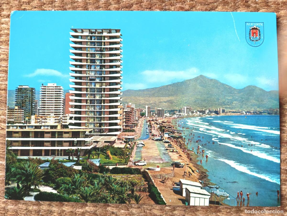 Postales: PLAYA DE SAN JOSE - ALICANTE - LA ROTONDA - ED: E. Y G. AYALA