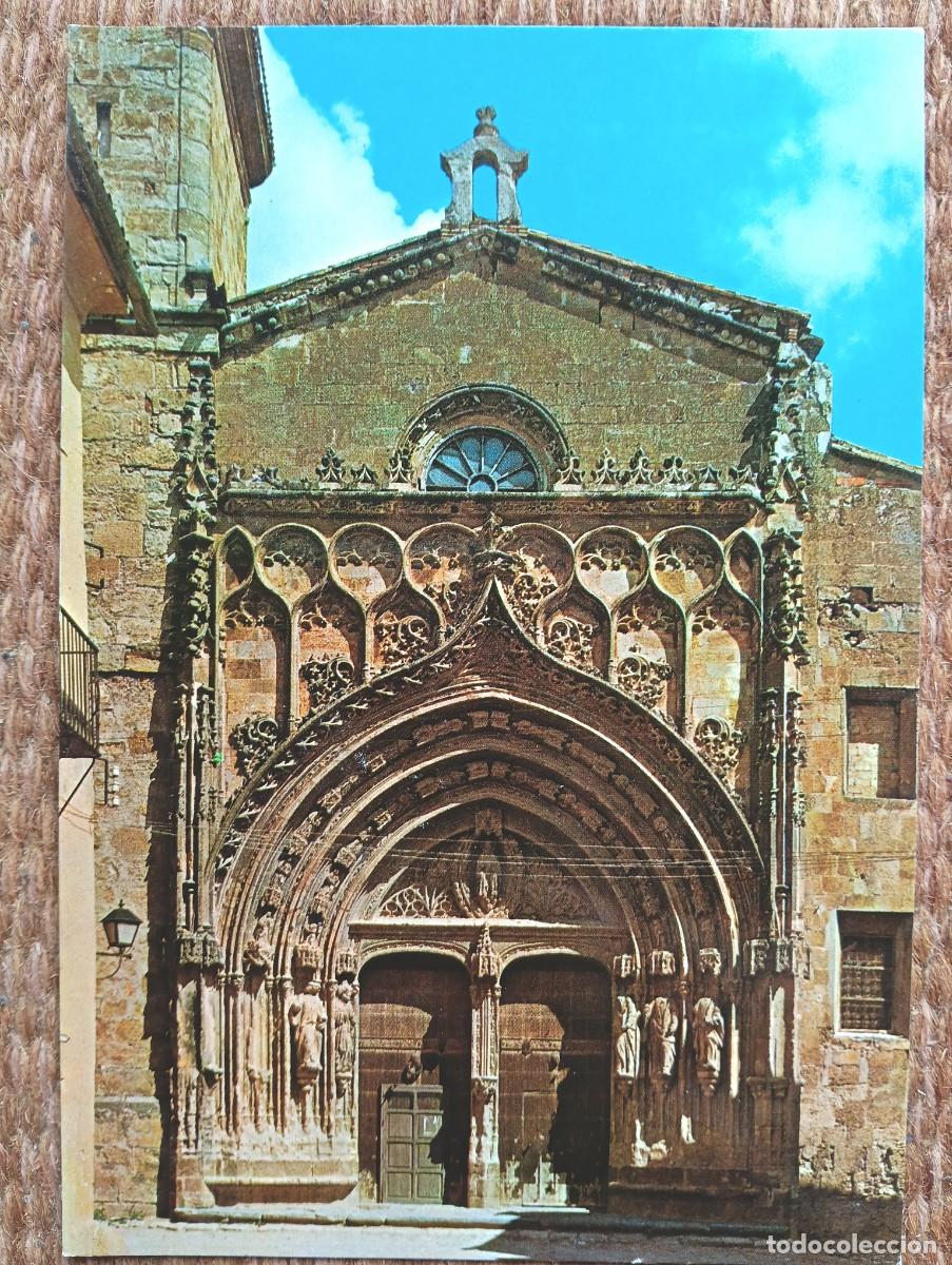 Postales: REQUENA - VALENCIA - PORTADA DE LA ARCIPESTRAL DEL SALVADOR - ED. ZERKOWITZ