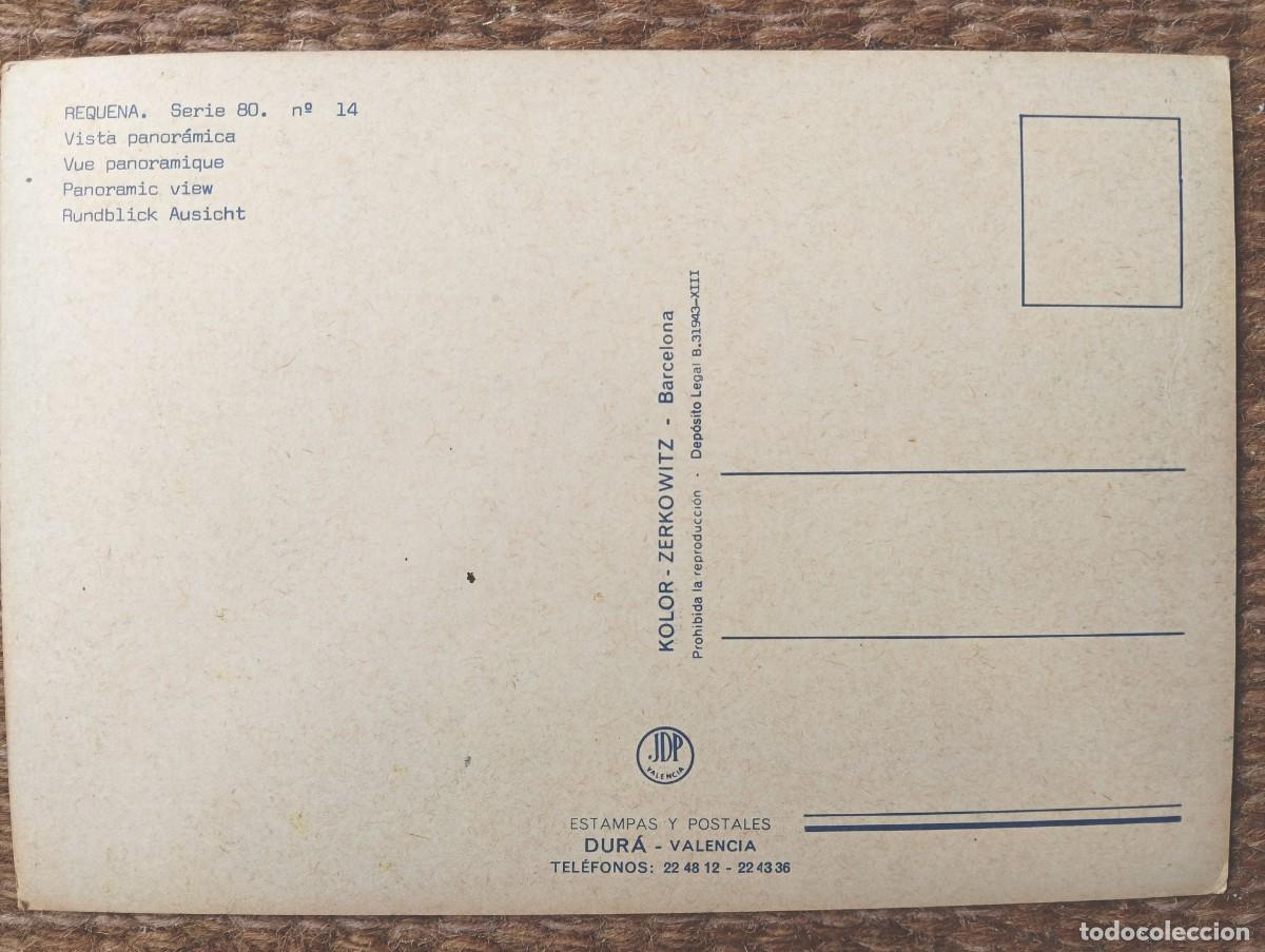 Postales: REQUENA - VALENCIA - ED. ZERKOWITZ - Foto 2