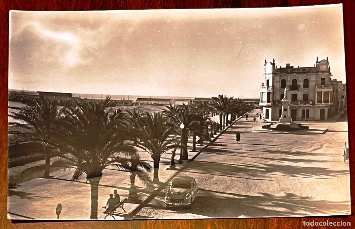 Postales: FOTO POSTAL DE VINAROZ, N.6, CASTELLON, AVENIDA GENERALISIMO, COMERCIAL PRAT, NO CIRCULADA.