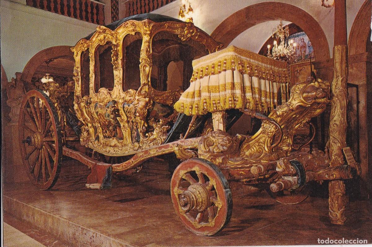 Postkarten: Valencia. Museo Nacional de Cer&aacute;mica Gonz&aacute;lez Mart&iacute;. Sala de las Carrozas. N&ordm; 104. Antigua postal.