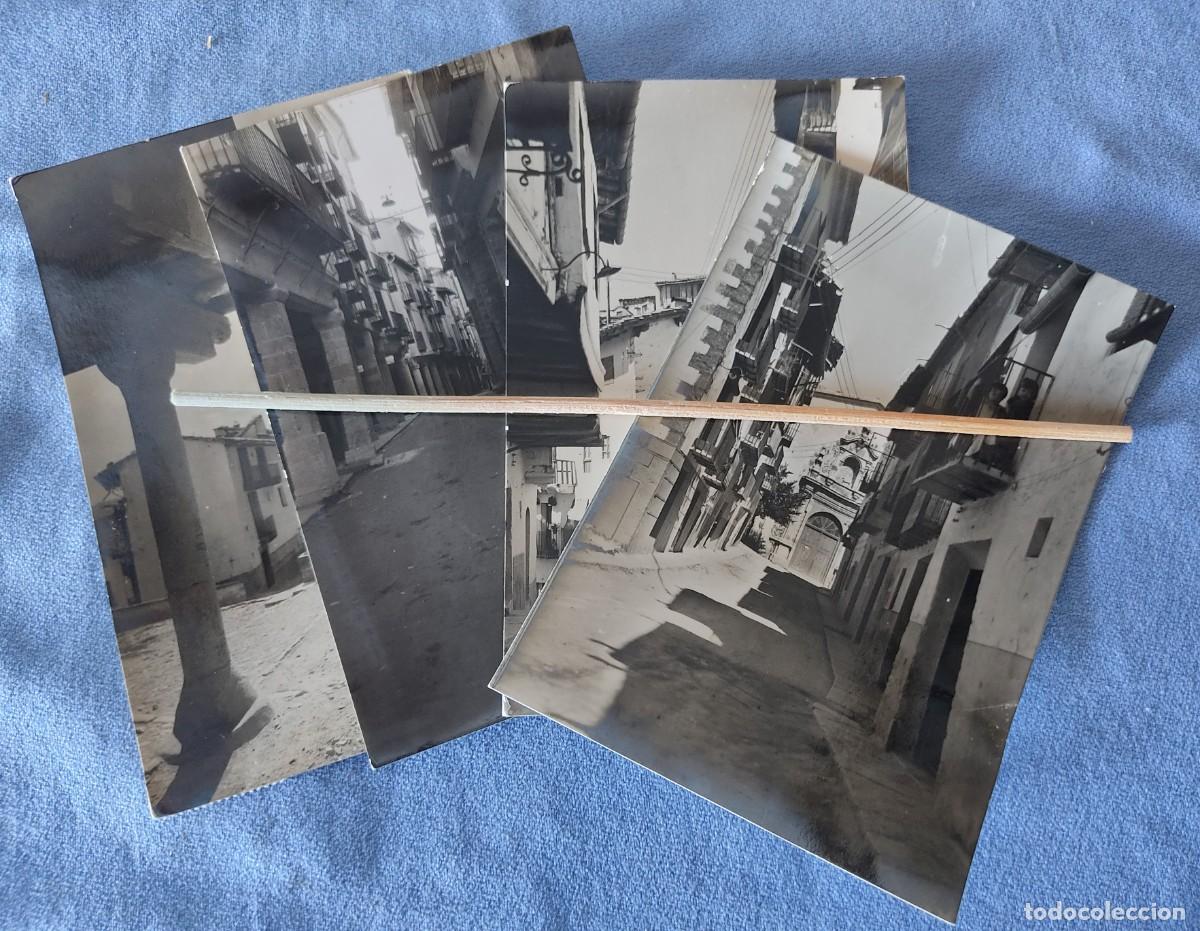 Postales: 4 POSTALES ANTIGUAS ORIGINALES DE CALLES DE MORELLA CASTELLON A&Ntilde;OS 50