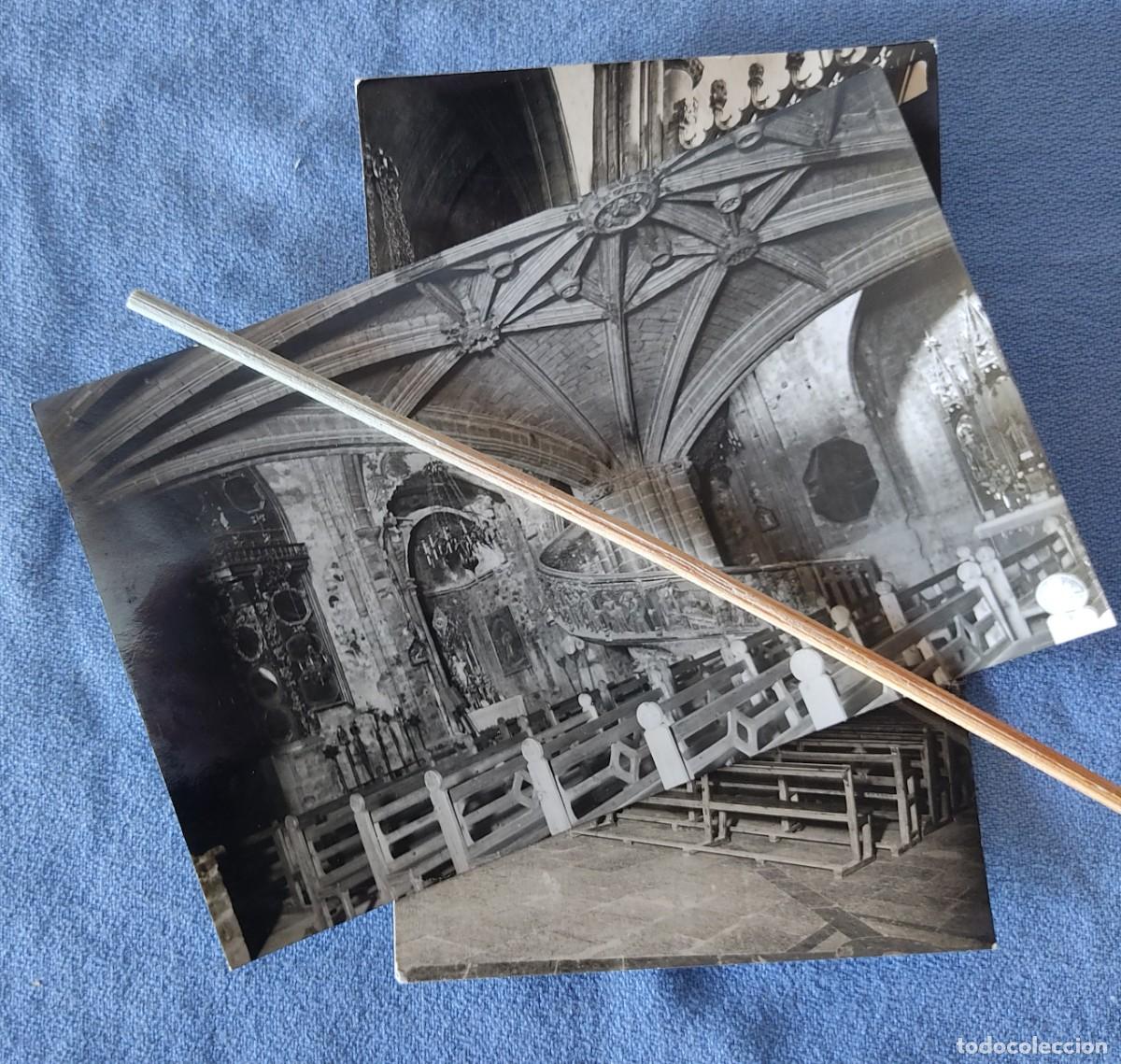 Postales: 2 POSTALES ANTIGUAS ORIGINALES DE MORELLA CASTELLON ESCALERA DEL CORO A&Ntilde;OS 50