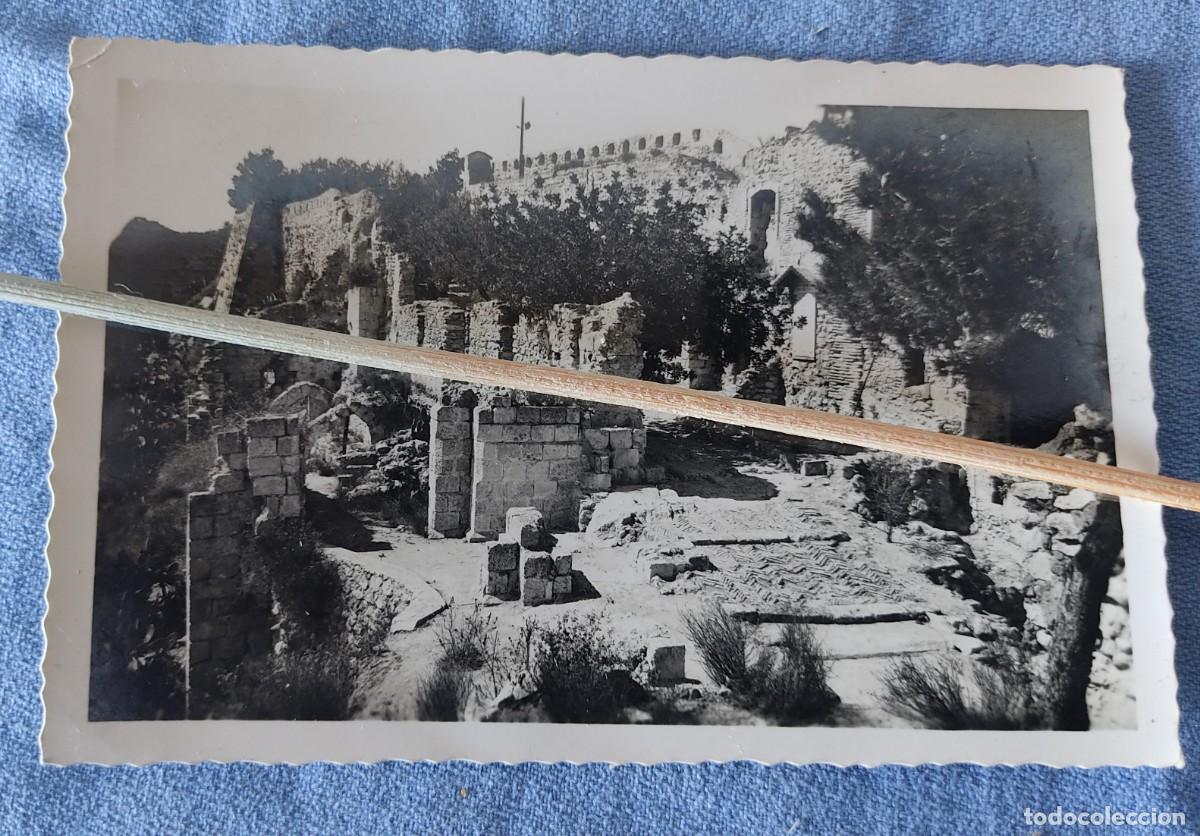 Postales: POSTAL ANTIGUA ORIGINAL DE JATIVA CASTILLO MALLOR MONUMENTO NACIONAL A&Ntilde;OS 50
