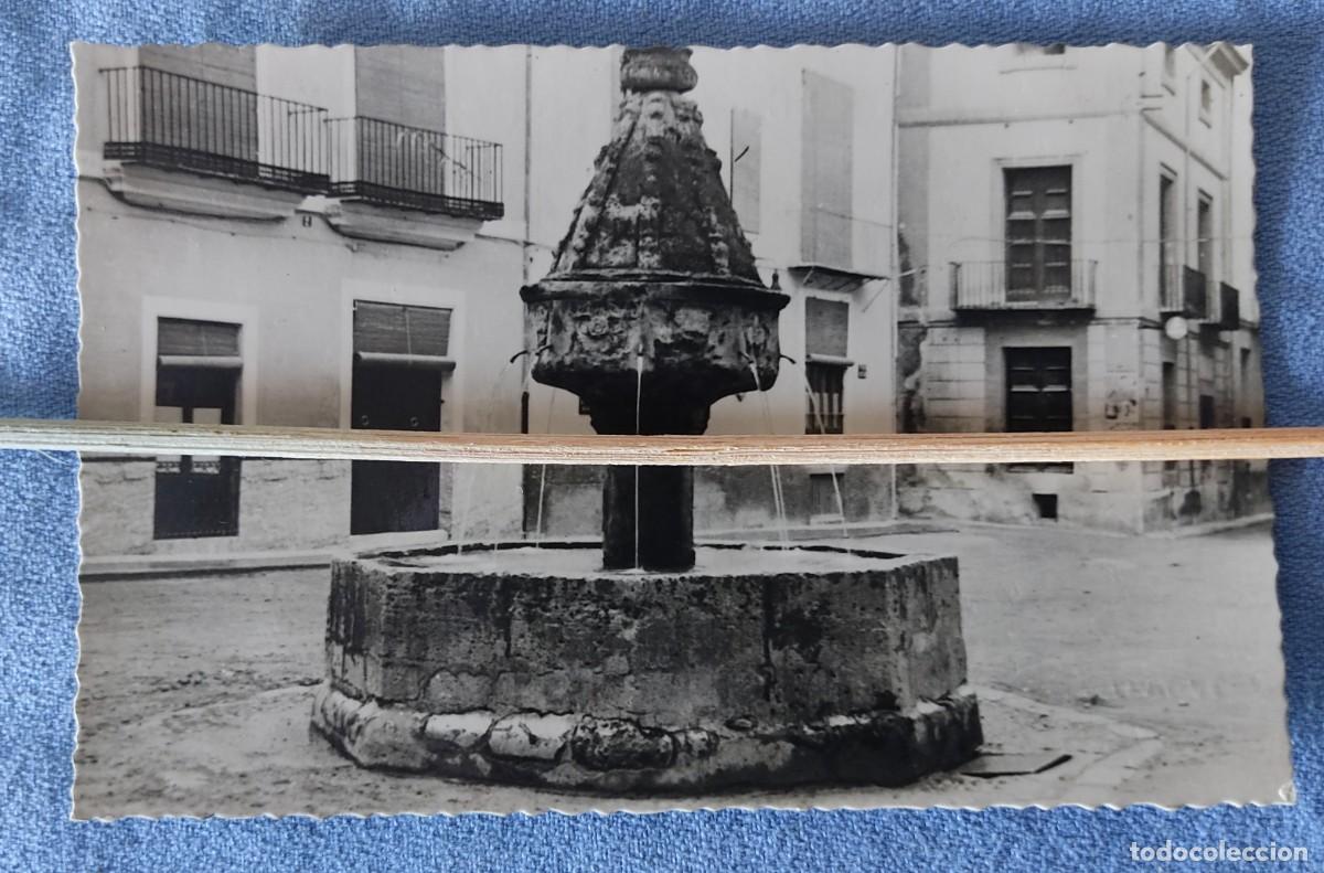 Postales: POSTAL ANTIGUA ORIGINAL DE JATIVA LA FUENTE GOTICA A&Ntilde;OS 50