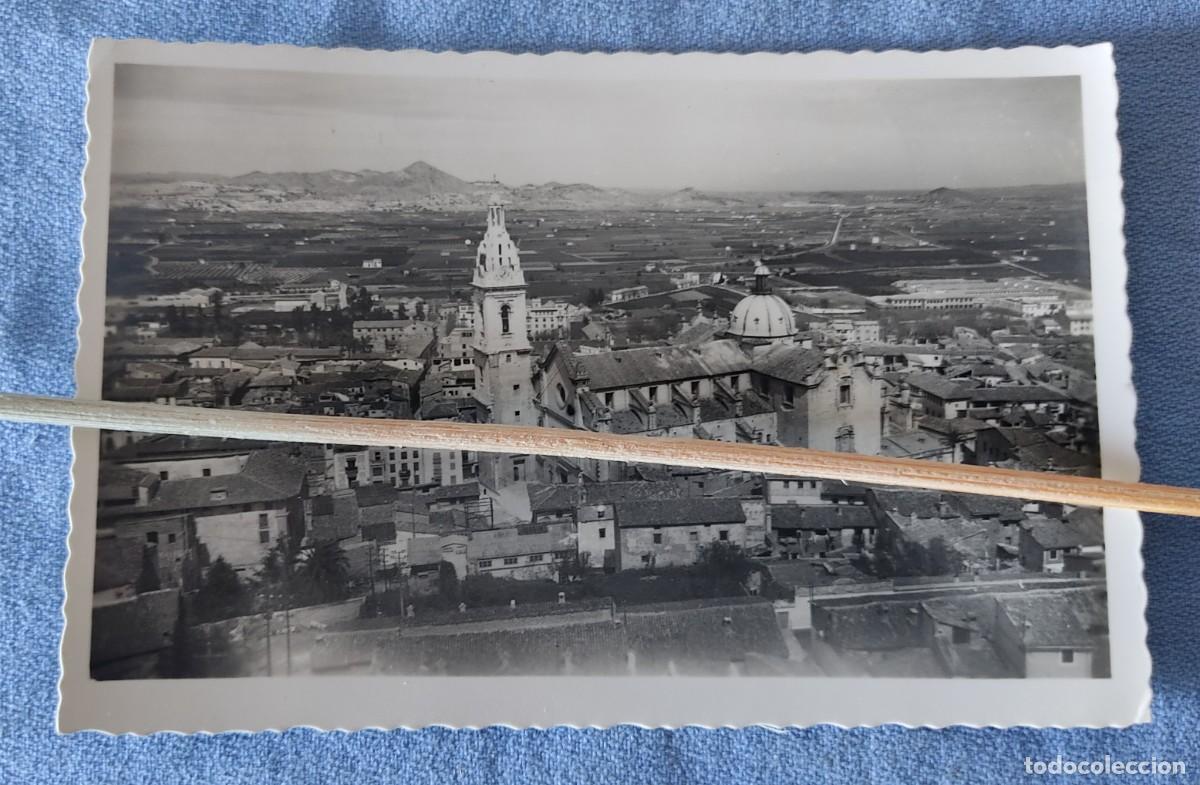 Postales: POSTAL ANTIGUA ORIGINAL DE JATIVA VISTA PARCIAL A&Ntilde;OS 50