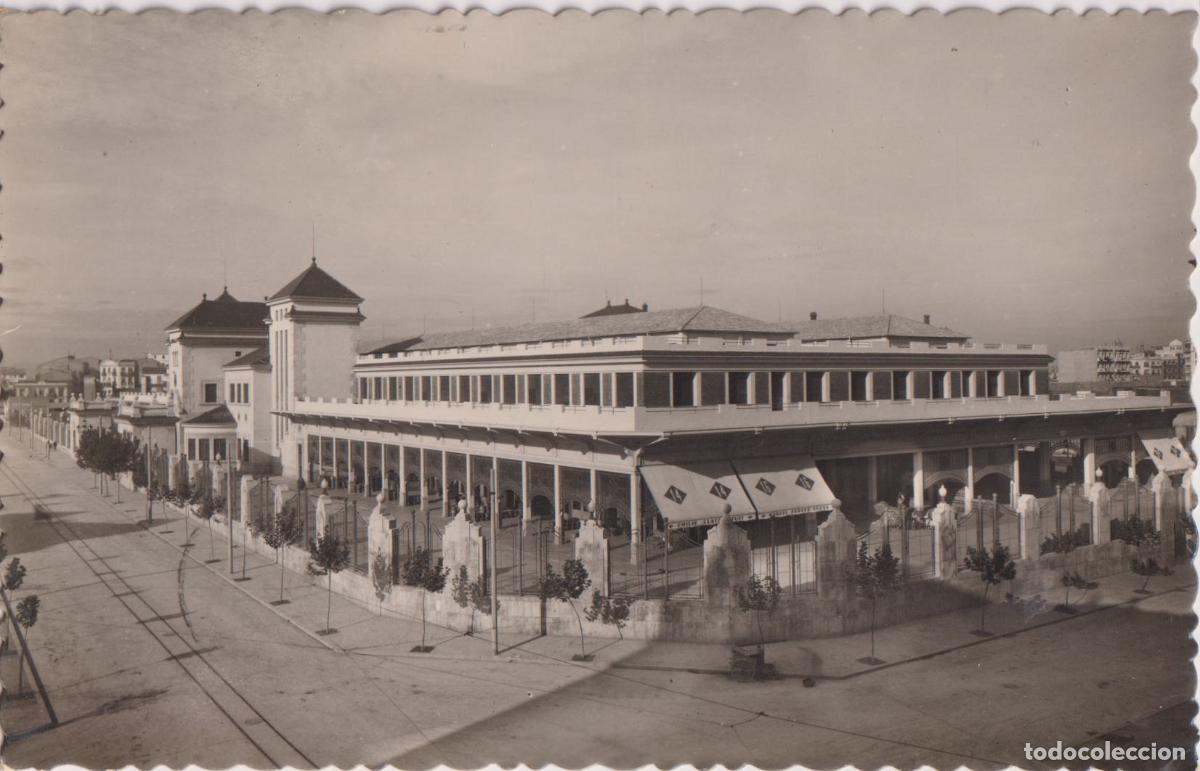 Postales: VALENCIA, MERCADO DE ABASTOS - JDP N&ordm;74 - CIRCULADA