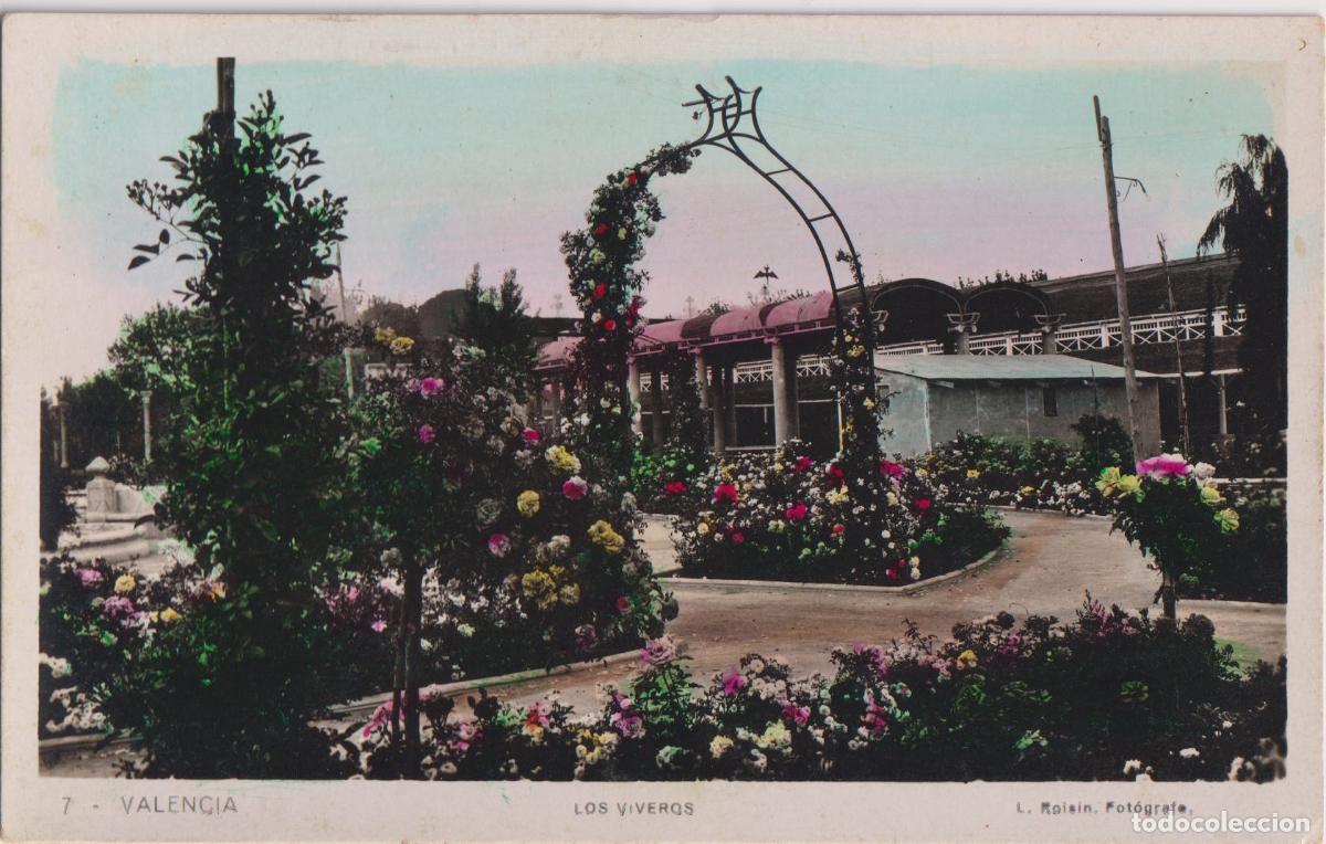 Postales: VALENCIA, LOS VIVEROS - L.ROISIN FOT&Oacute;GRAFO N&ordm;7 - S/C