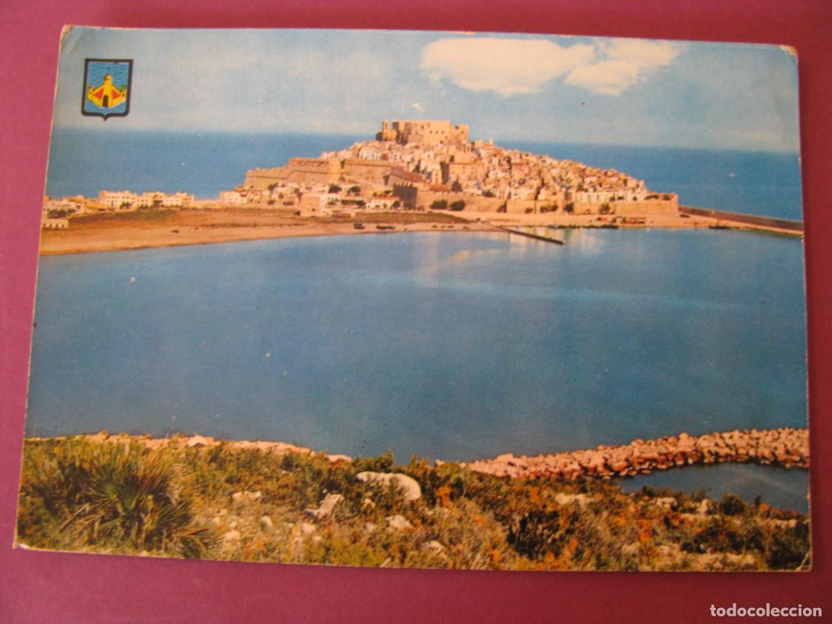 Postales: POSTAL DE PE&Ntilde;ISCOLA. VISTA GENERAL Y PUERTO. V. COMAS ALDEA. CIRCULADA
