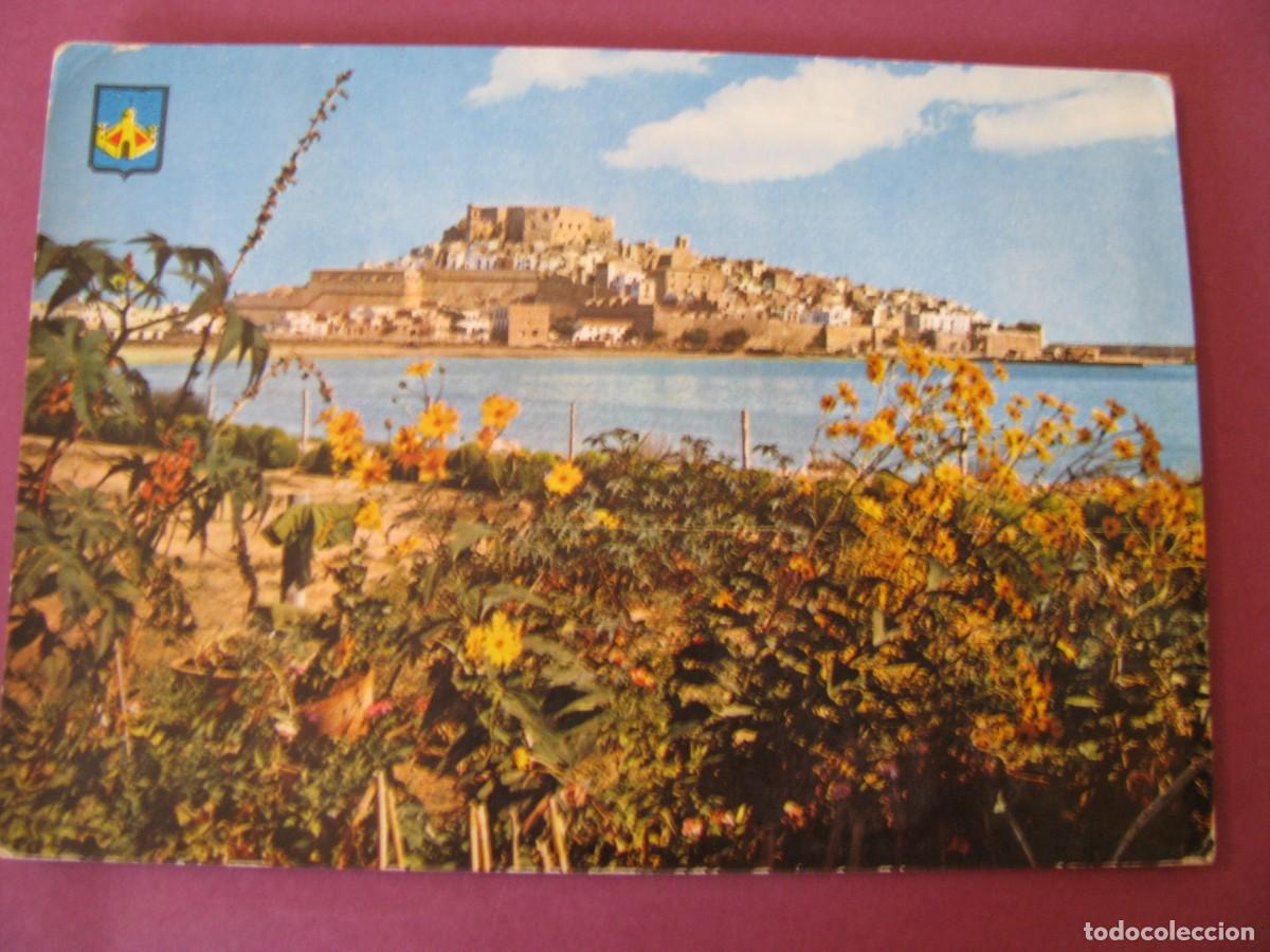 Postales: POSTAL DE PE&Ntilde;ISCOLA. VISTA GENERAL. V. COMAS ALDEA. CIRCULADA 1962