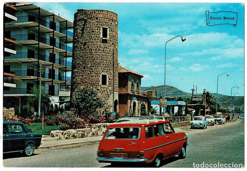 Postales: Postal Castell&oacute;n. Benicasim. Torre&oacute;n Bernad. Restaurante-Bar