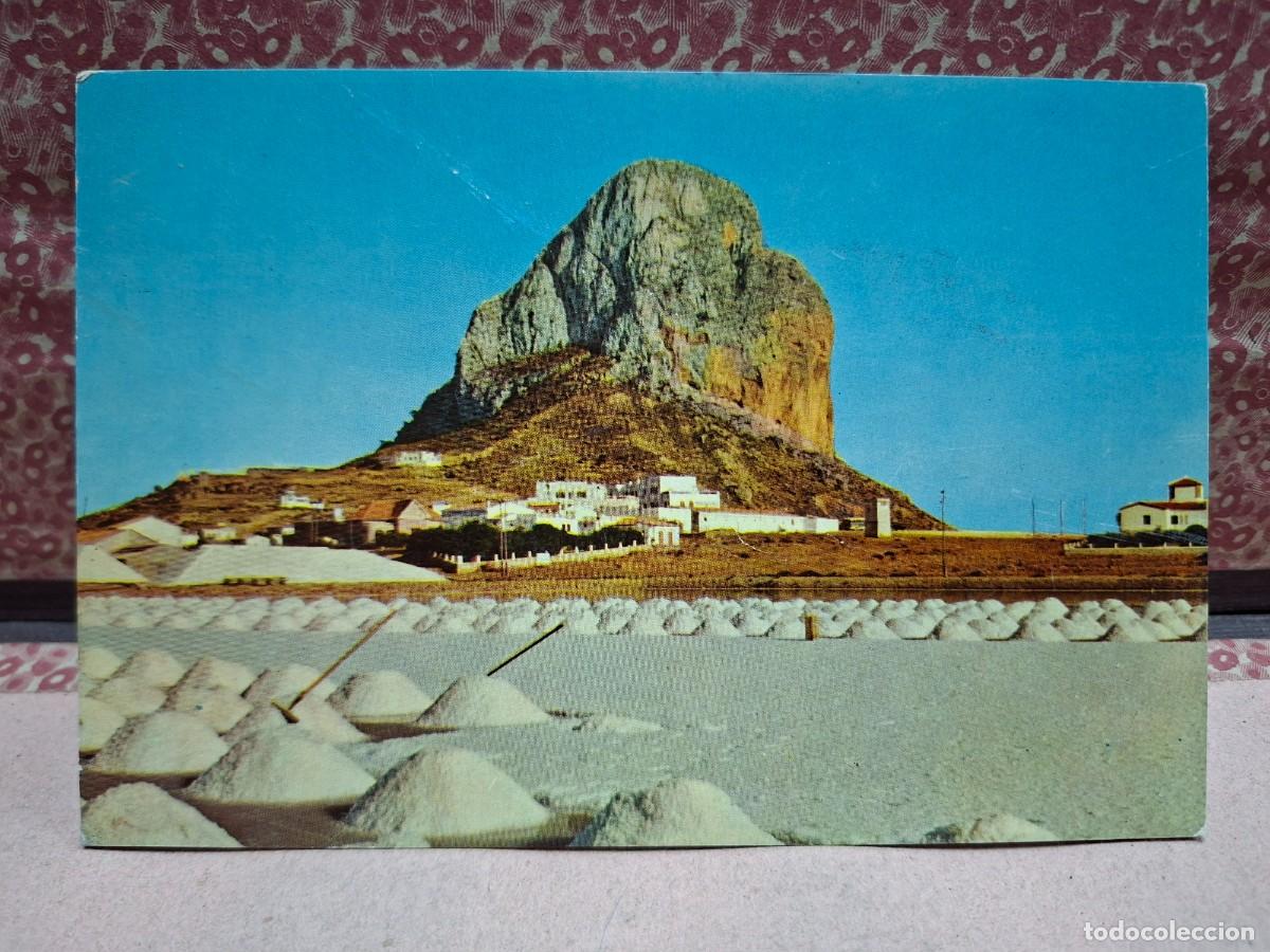 Postales: ANTIGUA POSTAL CALPE ALICANTE PE&Ntilde;ON DE IFACH JUQUEMO 107