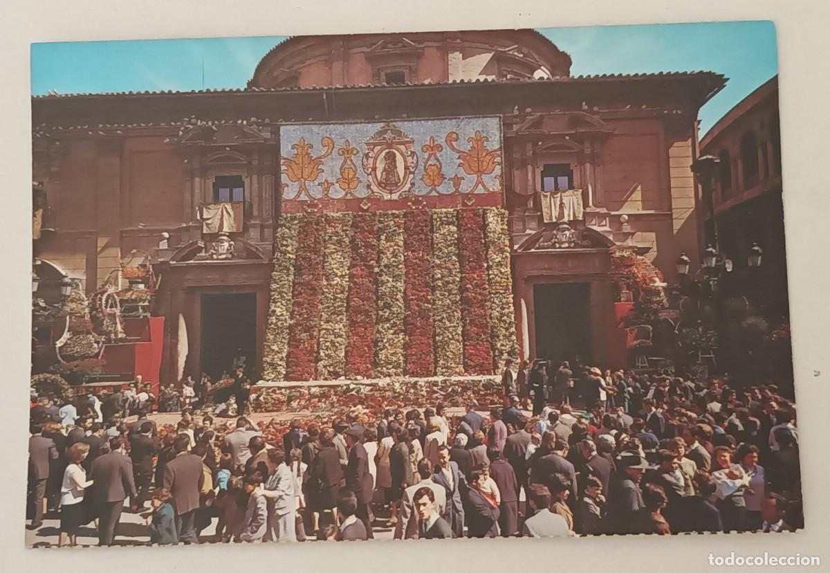 Postales: VALENCIA. PLAZA DE LA VIRGEN. OFRENDA