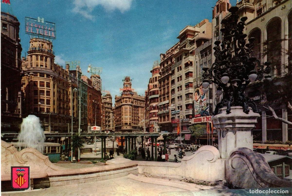 Postales: :::: LC591 - POSTAL - VALENCIA - PLAZA DEL CAUDILLO