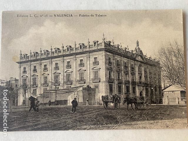 Postales: Valencia. N&ordf; 16. Fabrica de Tabacos. Ediciones L.C. Postal sin circular