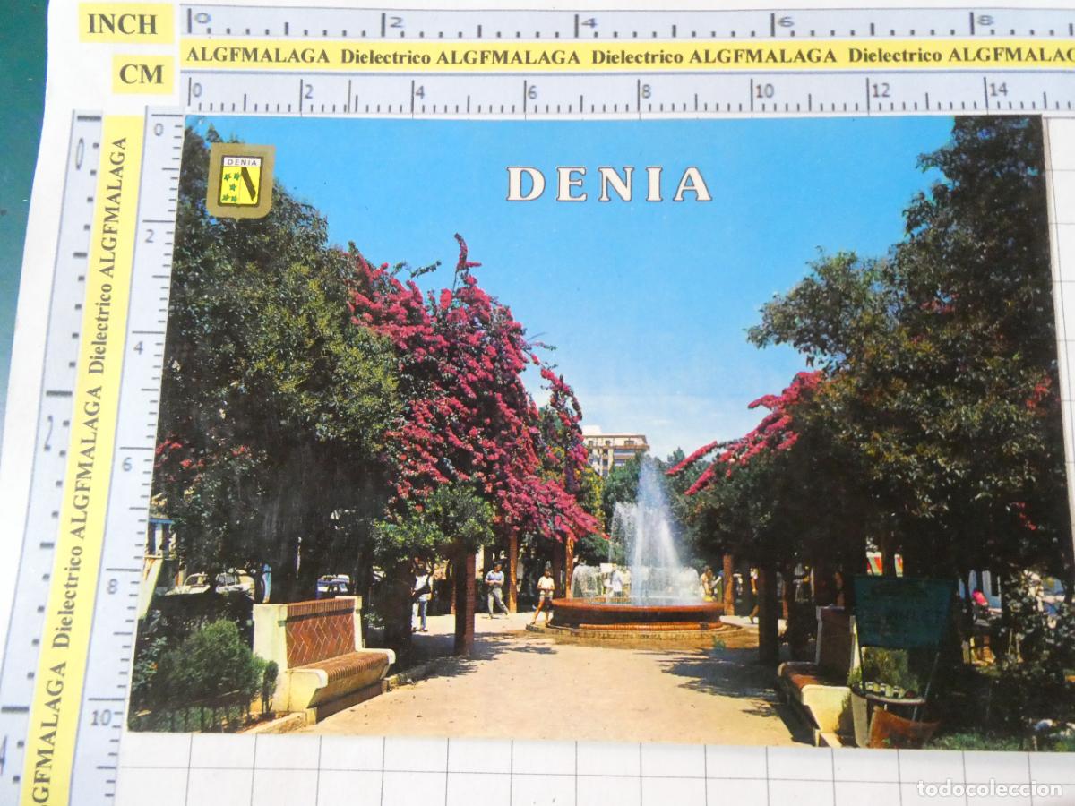 Postales: POSTAL DE ALICANTE. A&Ntilde;O 1972. DENIA GLORIETA 70 ESCUDO ORO. 3036