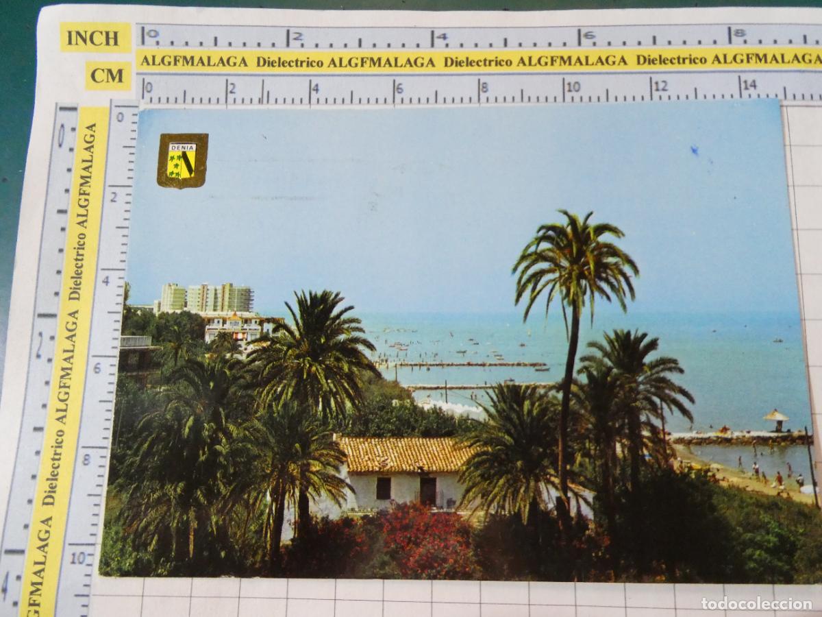 Postales: POSTAL DE ALICANTE. A&Ntilde;O 1976. DENIA PLAYA DE LAS MARINAS 106 ESCUDO ORO. 3037