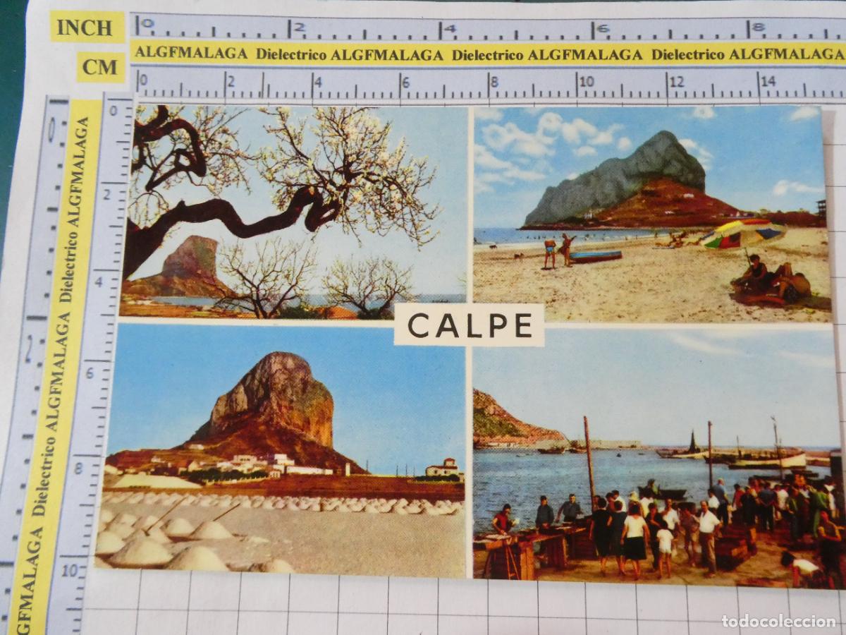 Postales: POSTAL DE ALICANTE. A&Ntilde;O 1963. CALPE VISTAS 123 JUQUEMO. 3045