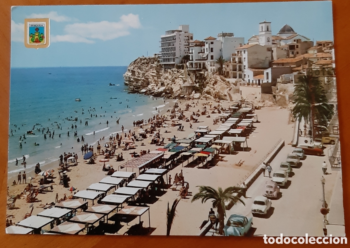 Postales: Postal Benidorm Alicante. Playa de Levante y Ciudad. Escrita sin circular. R10255