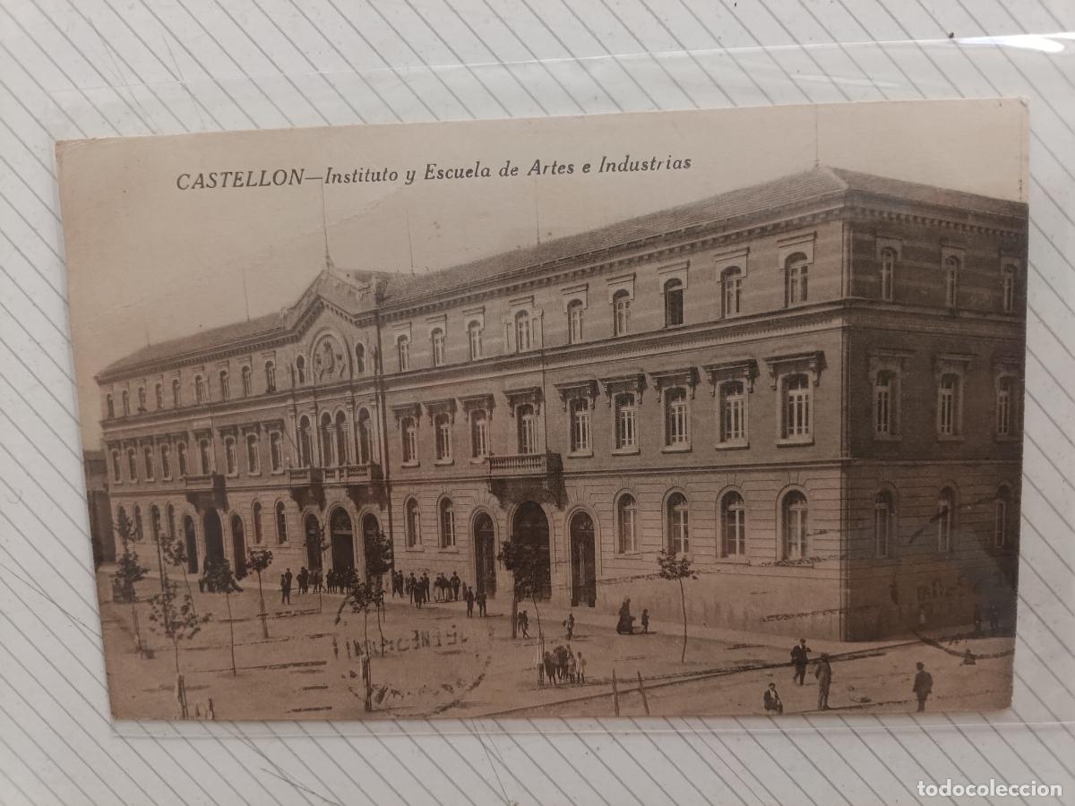 Postales: Castell&oacute;n, postal escrita, circulada con sello de Alfonso XIII 1925