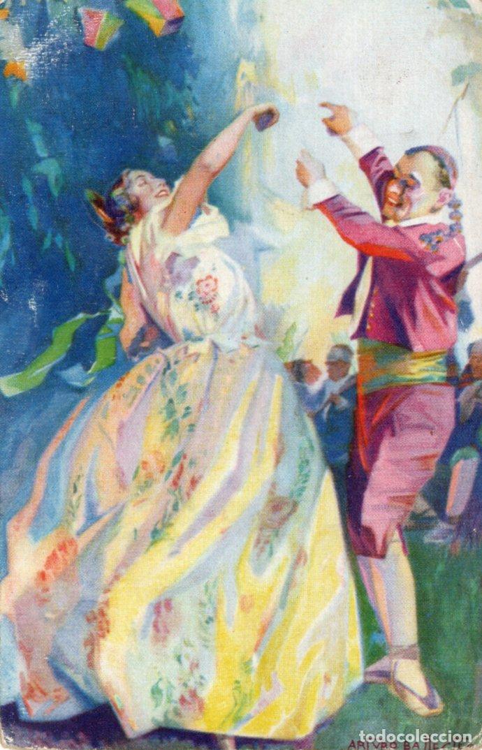 Cartoline: BONITA POSTAL - JOTA VALENCIANA - ACUARELA: ARTURO BALLESTER - IMPRESO POR FOURNIER