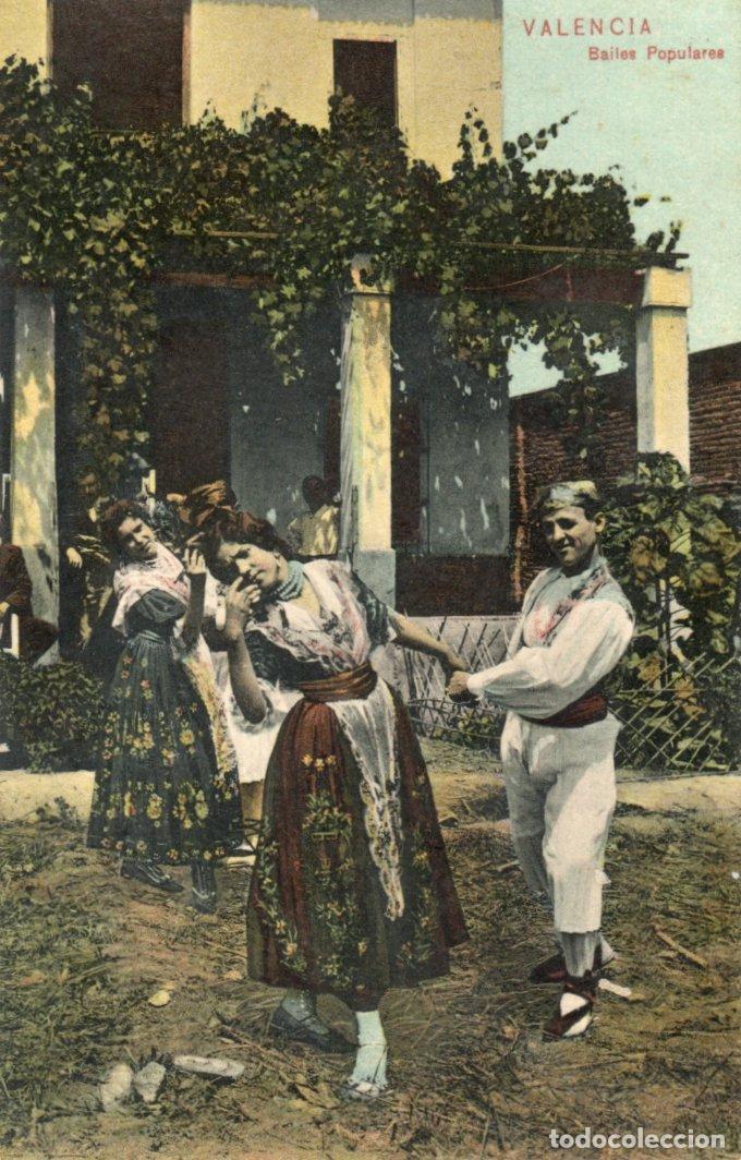 Cartoline: BONITA POSTAL - VALENCIA - BAILES POPUL,ARES - COLECCION E.B.P.
