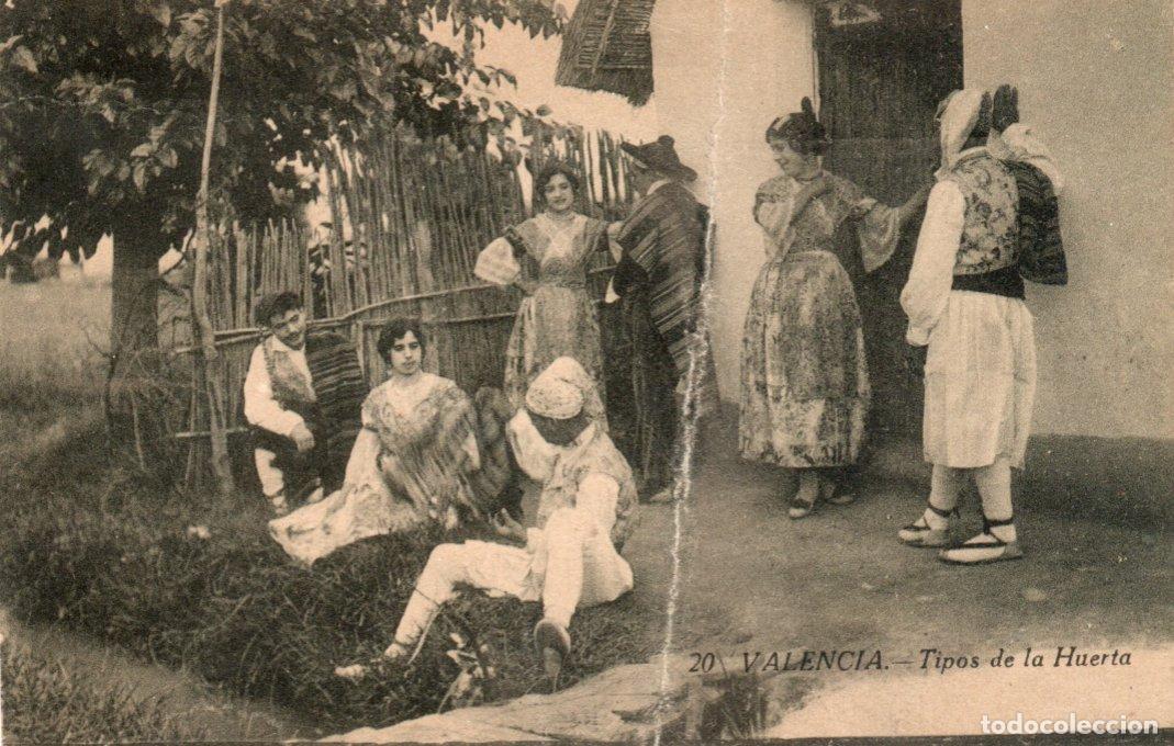 Cartoline: BONITA POSTAL - VALENCIA - TIPOS DE LA HUERTA - JOSE DURA PEREZ