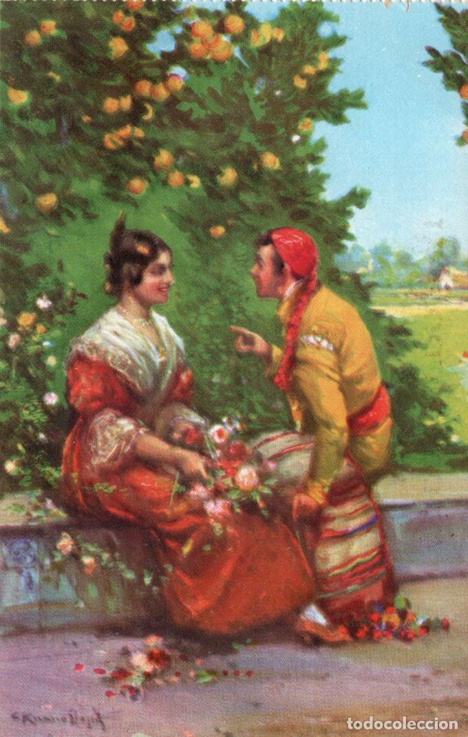 Postcards: BONITA POSTAL - VALENCIA - IDILIO HUERTANO - C. RUANO LLOPIS