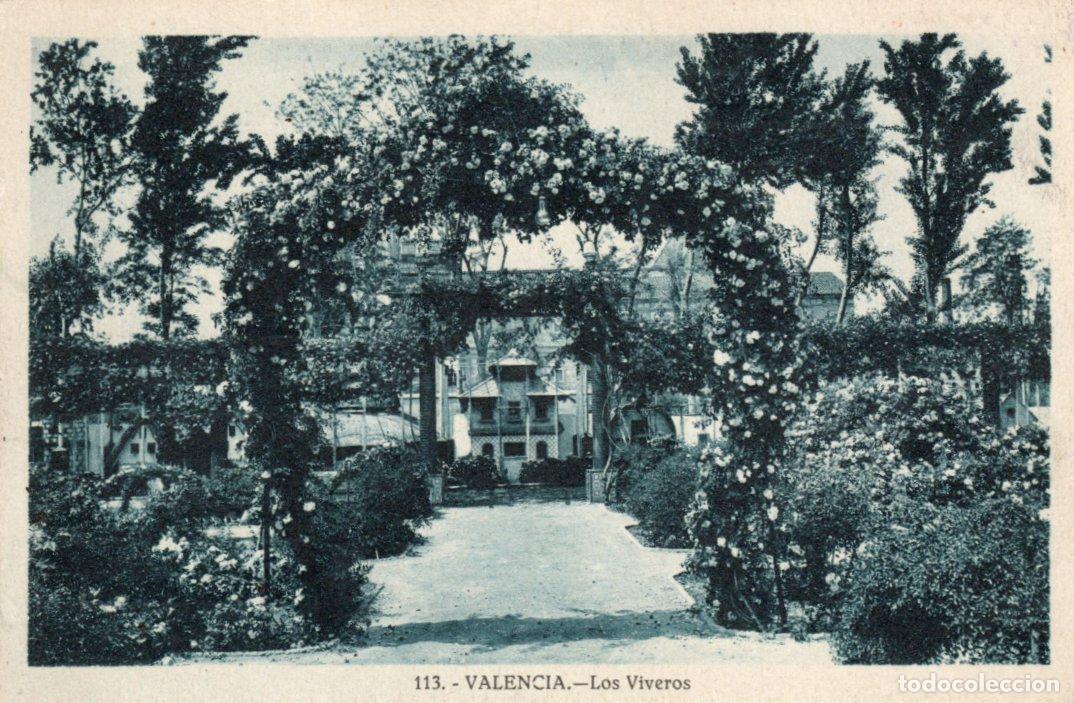 Postcards: BONITA POSTAL - VALENCIA - LOS VIVEROS - L.ROISIN