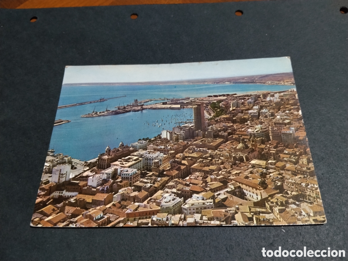Postales: Postal Alicante panor&aacute;mica, puerto