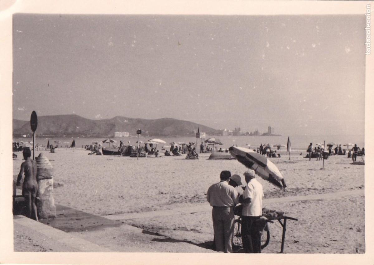 Postales: Foto la playa de J&aacute;vea. 10,50 x 7,50 cm