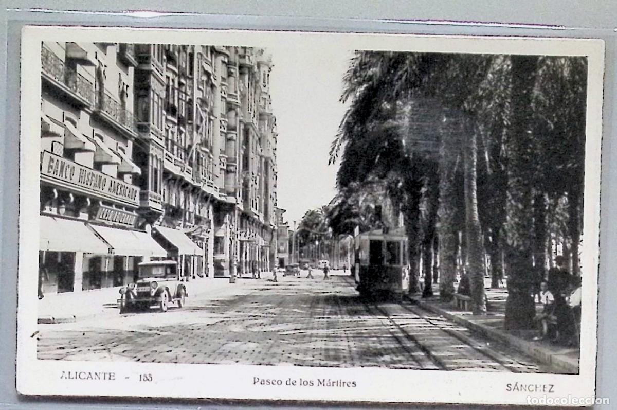 Cartoline: ALICANTE &ndash; Paseo de los M&aacute;rtires