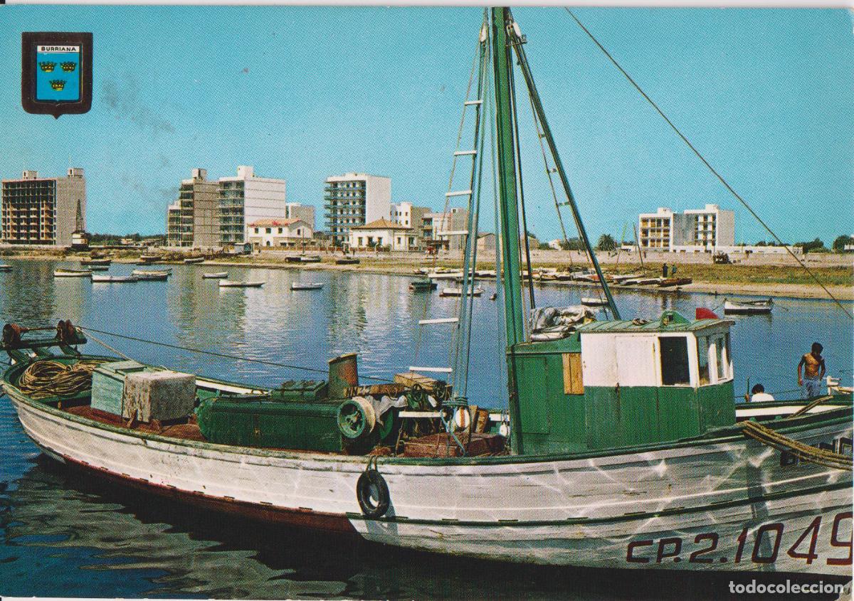 Cartes Postales: BURRIANA (CASTELL&Oacute;N) VISTA PARCIAL DEL PUERTO - ESCUDO DE ORO N&ordm;9 - CIRCULADA