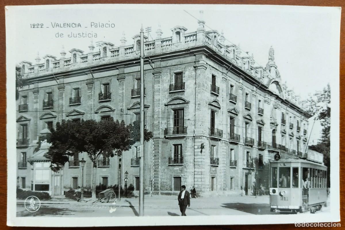 Postkarten: 1222. VALENCIA. PALACIO DE JUSTICIA - EDICIONES UNIQUE - SIN CIRCULAR