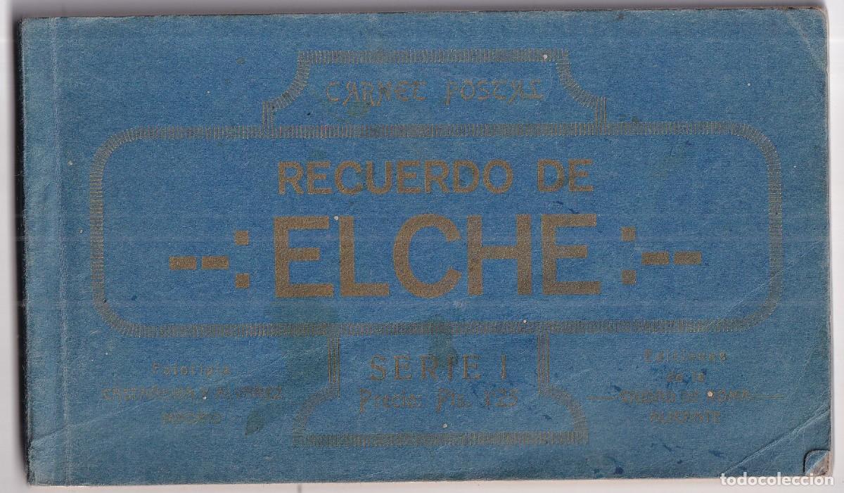 Postcards: Recuerdo de Elche Serie 1 Papeler&iacute;a y perfumer&iacute;a La ciudad de Roma. Alicante 15 postales.
