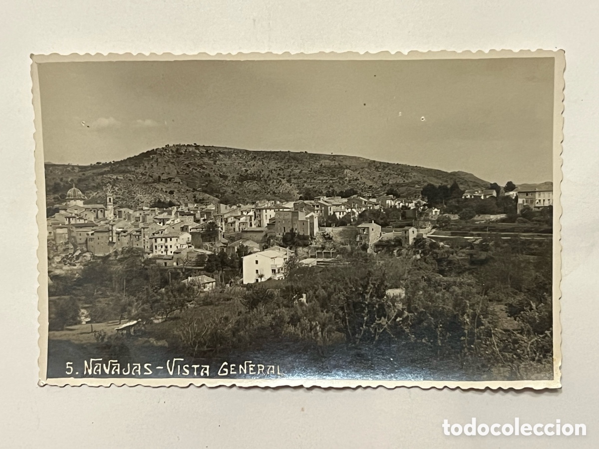 Postkarten: NAVAJAS (Castell&oacute;n) Postal fotogr&aacute;fica No.5, Vista General&hellip; sin datos editor (h.1950?) S/C
