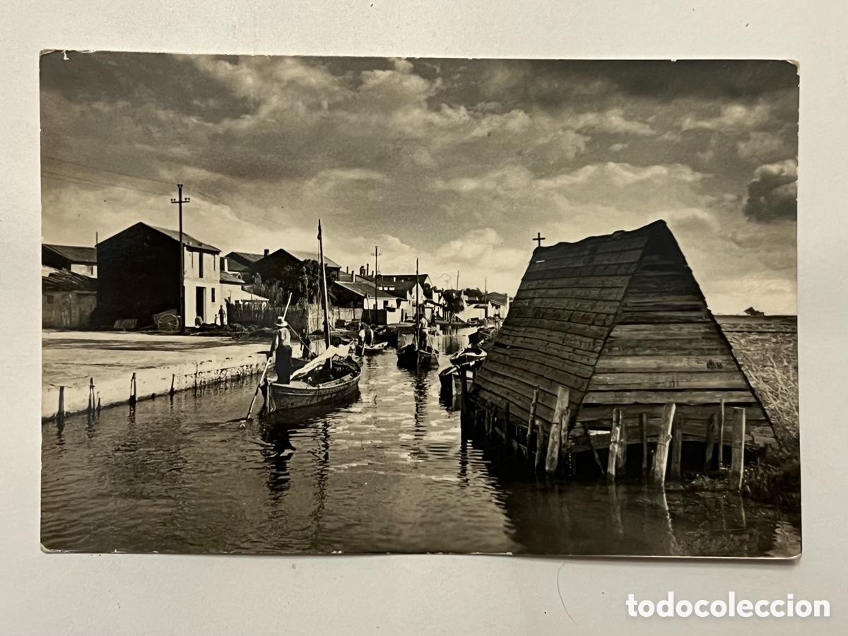 Postkarten: VALENCIA Postal No.544, Canal de la Albufera.. Ediciones JDP (h.1950?) S/C