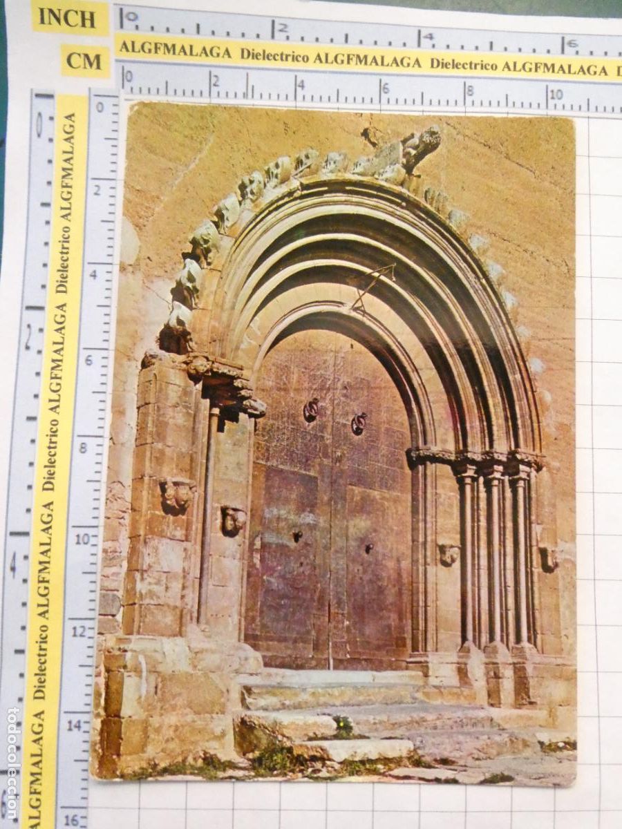 Postcards: POSTAL DE VALENCIA. A&Ntilde;O 1967. LIRIA PORTADA IGLESIA DE LA SANGRE 16 BORI. 2629