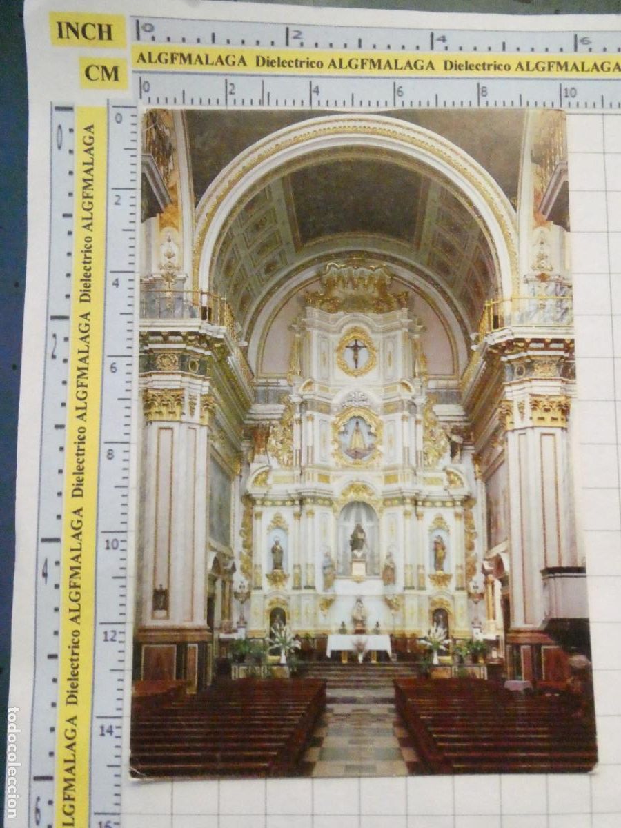 Postcards: POSTAL DE VALENCIA. ALTAR MAYOR CAPILLA DE CHESTE PARROQUIA 1 ESCOBEDO. 2640