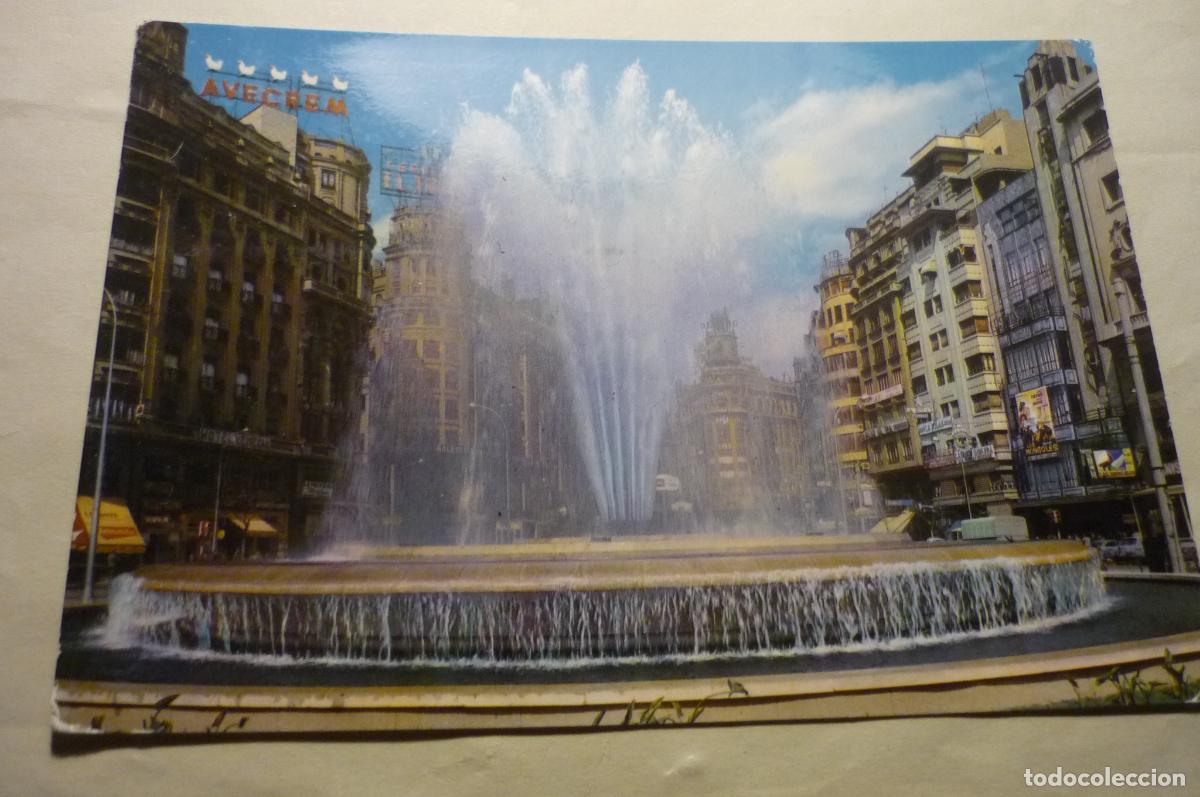Postcards: postal valencia pl. caudillo fuente
