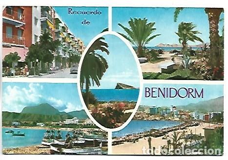 Postkarten: RECUERDO DE BENIDORM / ALICANTE.- (5 VISTAS)