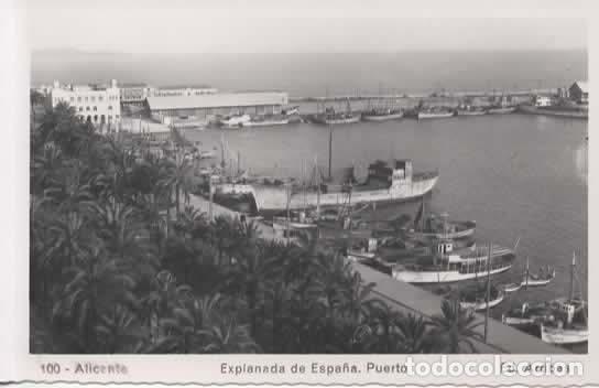Postkarten: ALICANTE SIN ESCRIBIR PUERTO