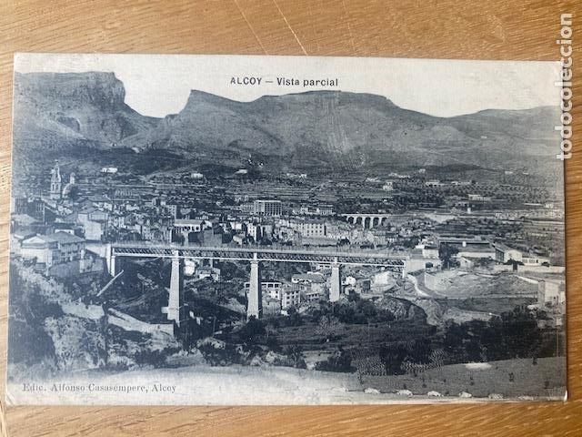 Postkarten: Alcoy. Vista parcial. Ed. Alfonso Casasempere. Postal sin circular.