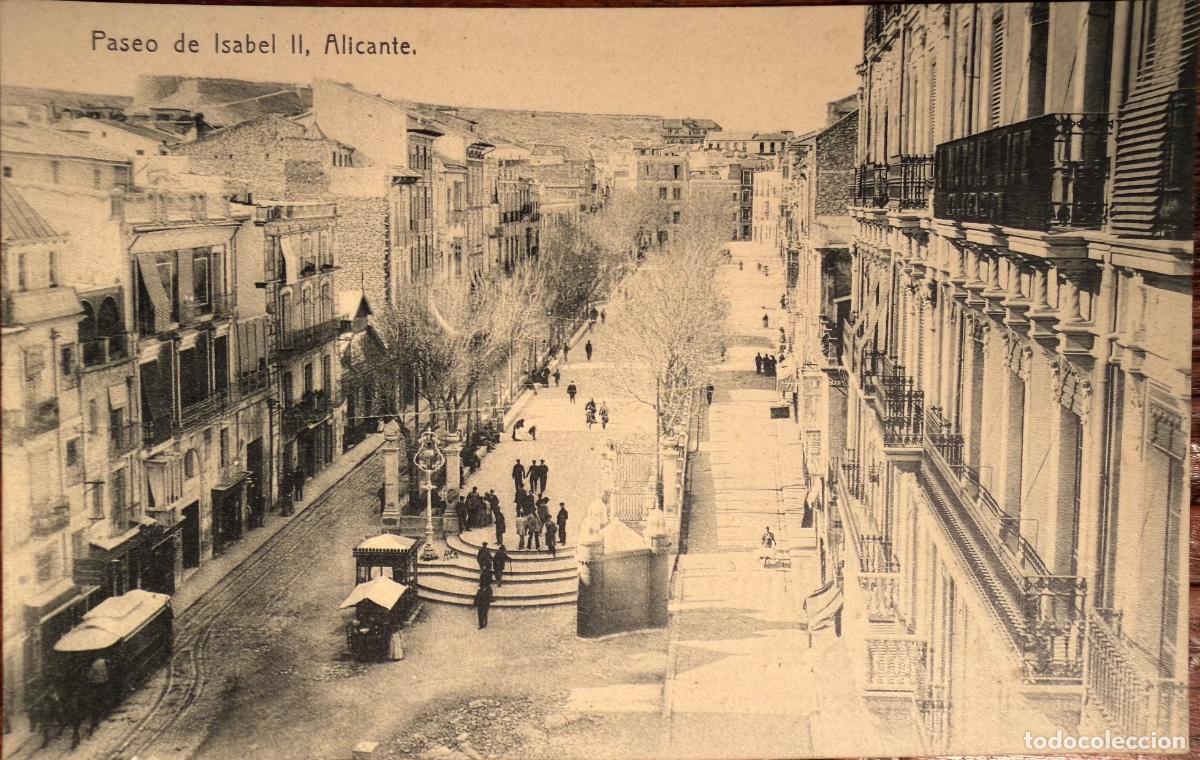 Postais: POSTAL ALICANTE PASEO DE ISABEL II