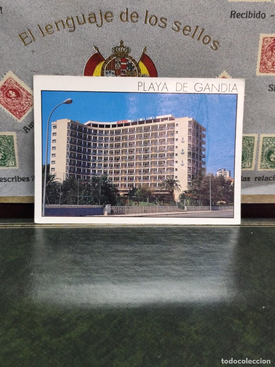 Postales: P6327 Postal Hotel Tres anclas Playa de Gand&iacute;a. E. Payos